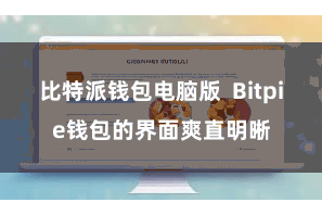 比特派钱包电脑版  Bitpie钱包的界面爽直明晰