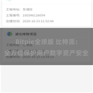 Bitpie全球版 比特派：全方位保护用户数字资产安全