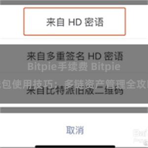 Bitpie手续费 Bitpie钱包使用技巧：多链资产管理全攻略