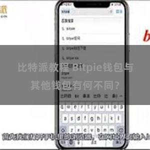 比特派教程 Bitpie钱包与其他钱包有何不同？