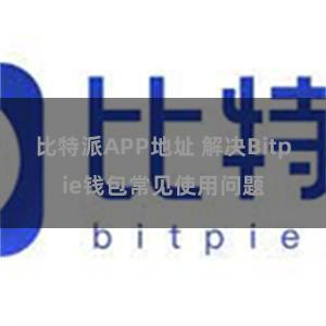 比特派APP地址 解决Bitpie钱包常见使用问题