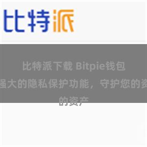 比特派下载 Bitpie钱包：强大的隐私保护功能，守护您的资产