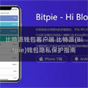 比特派钱包客户端 比特派(Bitpie)钱包隐私保护指南