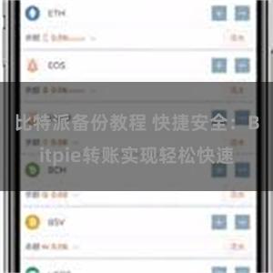 比特派备份教程 快捷安全：Bitpie转账实现轻松快速