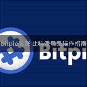 Bitpie转账 比特派登录操作指南